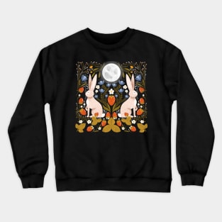 Bunnies and Strawberries Crewneck Sweatshirt